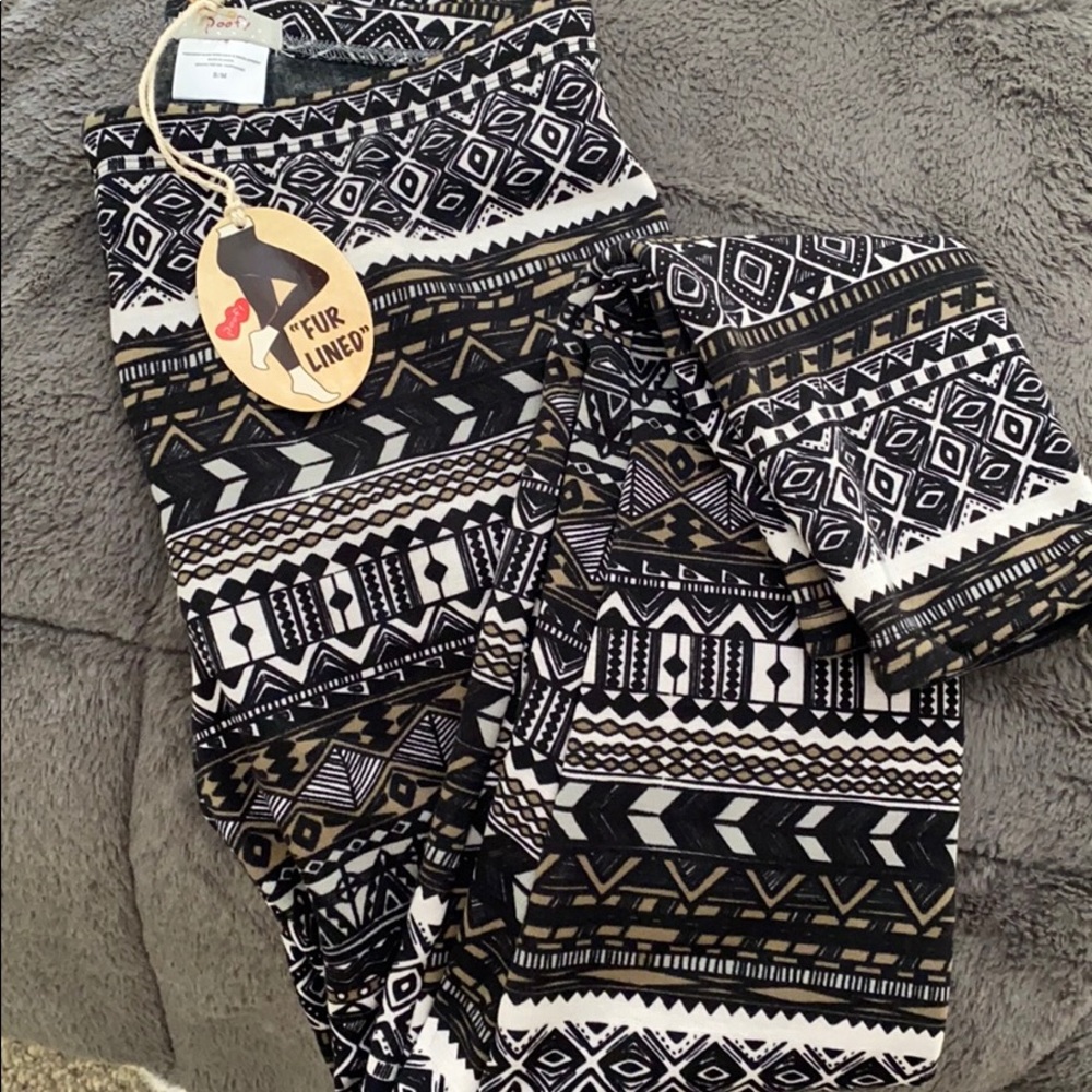 Fleece lined leggings